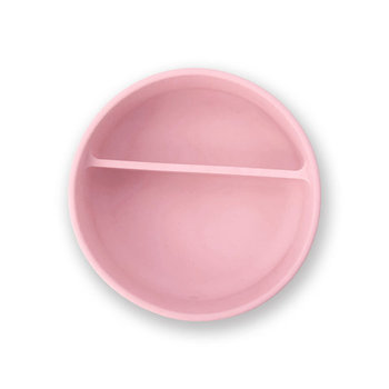 Grabease Silicone Divided Suction Bowl - Blush product photo